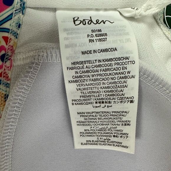 Boden Multicolor Patterned Bikini Top - Picture 14 of 14